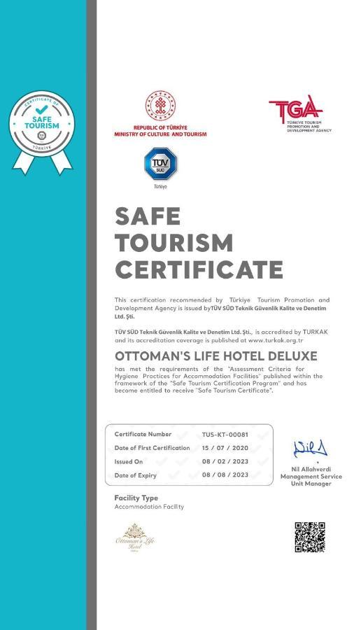 Ottoman's Life Deluxe Hotel Istanbul